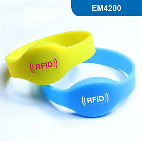 rfid tag silicone wristband|rfid wristbands for employee.